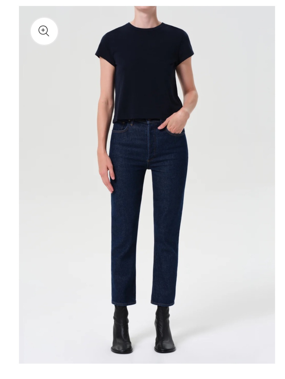 AGOLDE: Riley HIGH RISE STRAIGHT CROP (STRETCH)
IN REISSUE